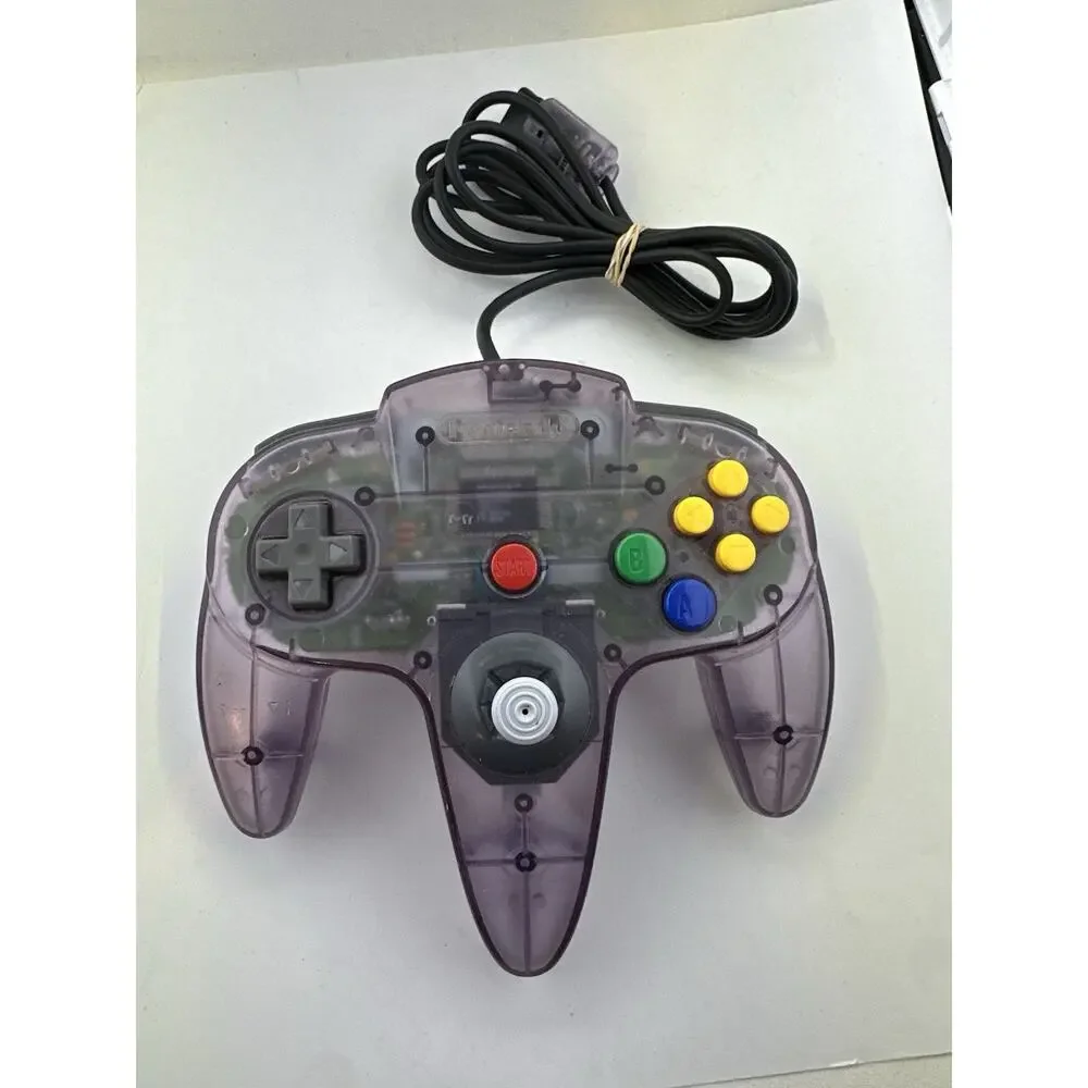 AUTHENTIC Original Nintendo 64 N64 LOOSE STICK Controller Purple OEM
